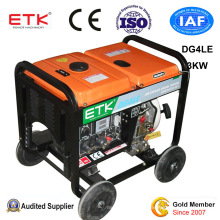 3kw Portable Single Phase Portable Diesel Generator Set